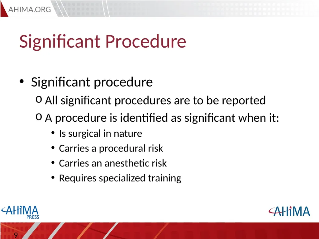 Basic ICD 10-CM/PCS and ICD-9-CM Coding, 2015 - slide 9 of 54