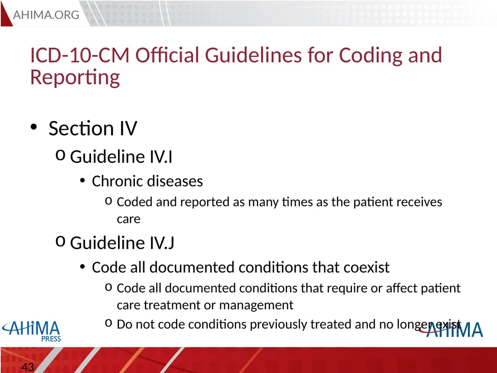 Basic ICD 10-CM/PCS and ICD-9-CM Coding, 2015 - slide 43 of 54