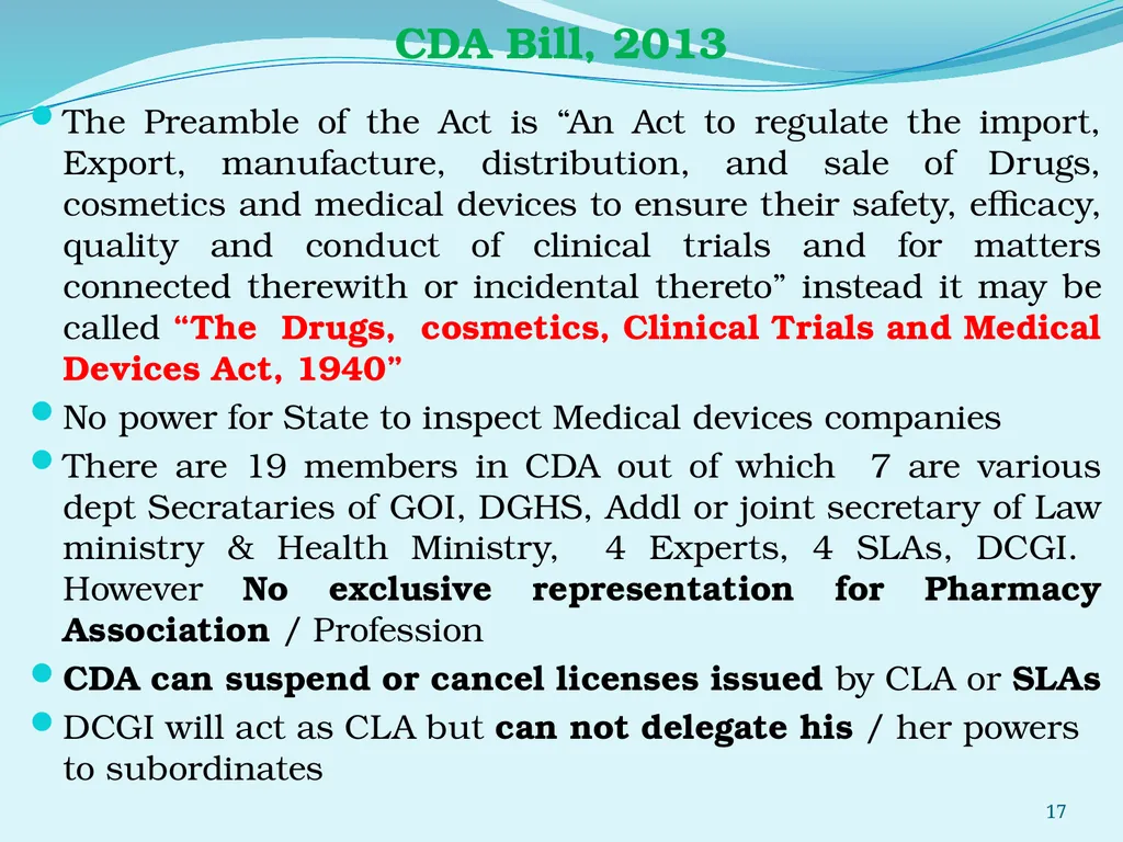 Regulating the Pharmaceutical Sector - Current - slide 17 of 61