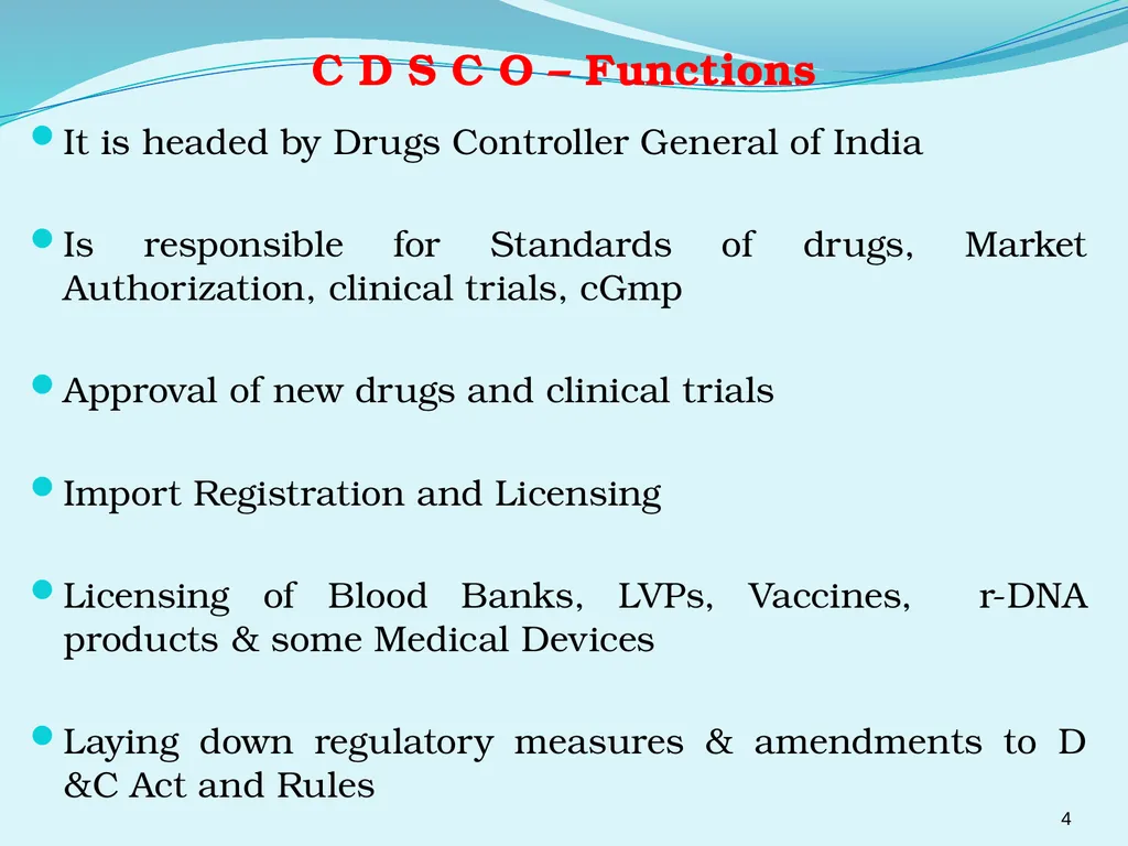 Regulating the Pharmaceutical Sector - Current - slide 4 of 61