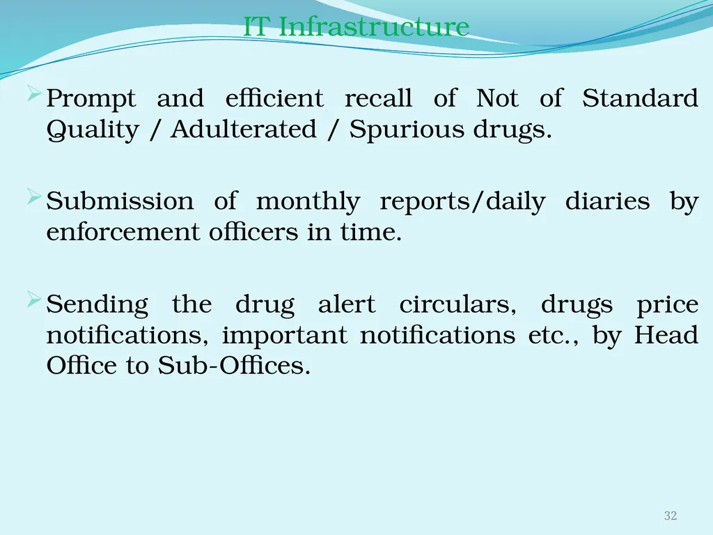 Regulating the Pharmaceutical Sector - Current - slide 32 of 61
