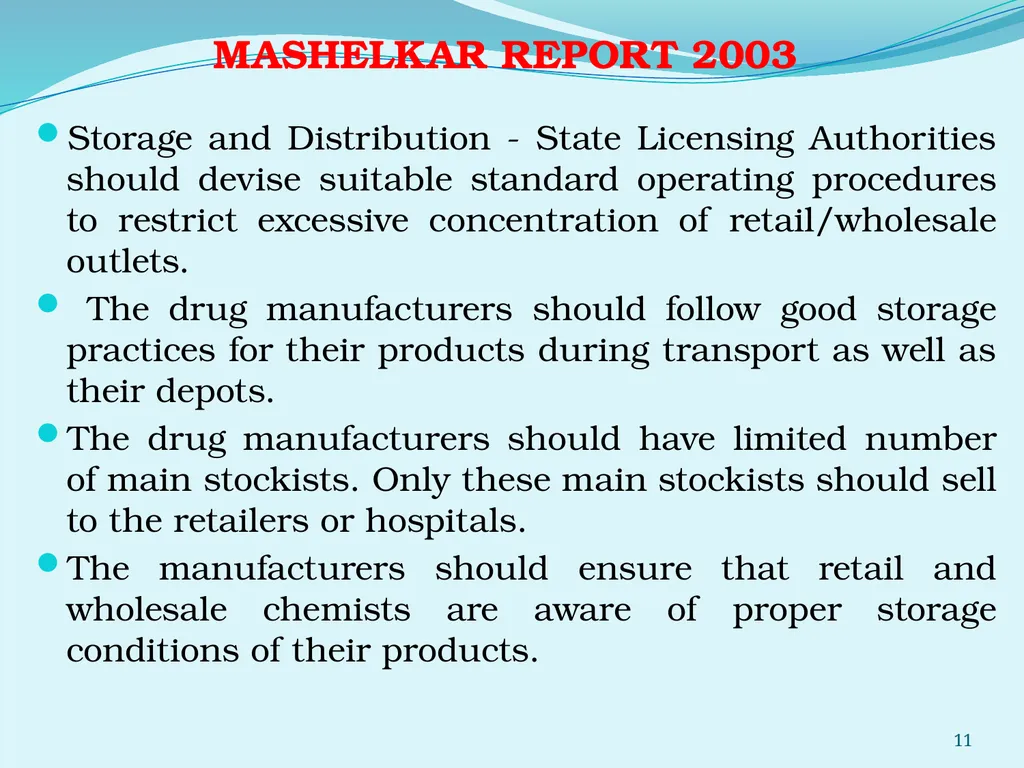 Regulating the Pharmaceutical Sector - Current - slide 11 of 61