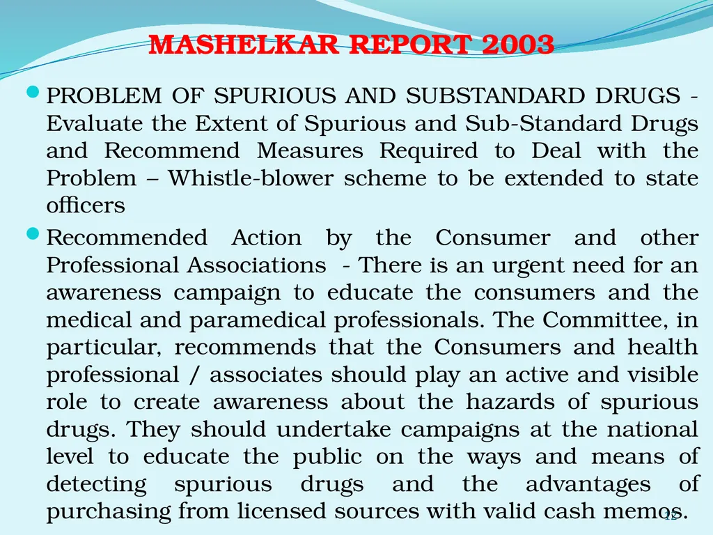 Regulating the Pharmaceutical Sector - Current - slide 12 of 61