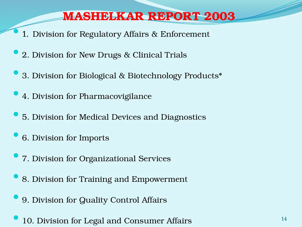 Regulating the Pharmaceutical Sector - Current - slide 14 of 61