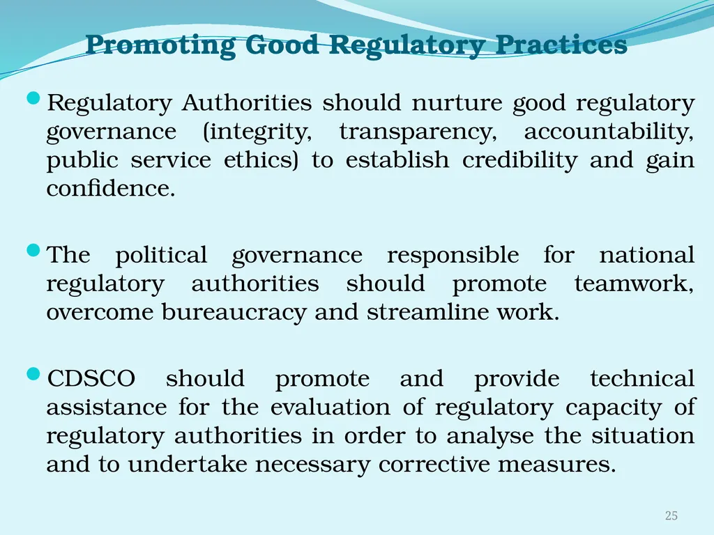 Regulating the Pharmaceutical Sector - Current - slide 25 of 61