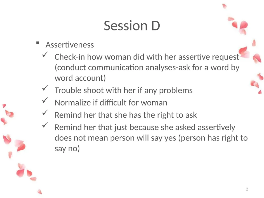 Session D: Planning my Future Asking for help - slide 2 of 18