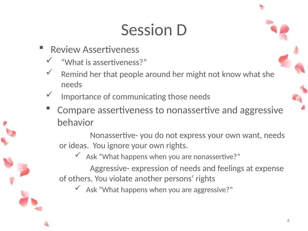 Session D: Planning my Future Asking for help - slide 4 of 18
