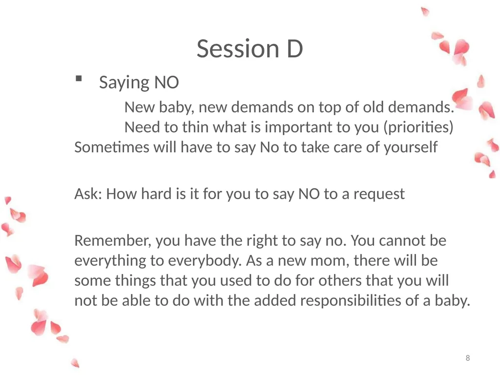 Session D: Planning my Future Asking for help - slide 8 of 18