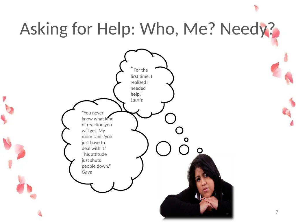 Session D: Planning my Future Asking for help - slide 7 of 18