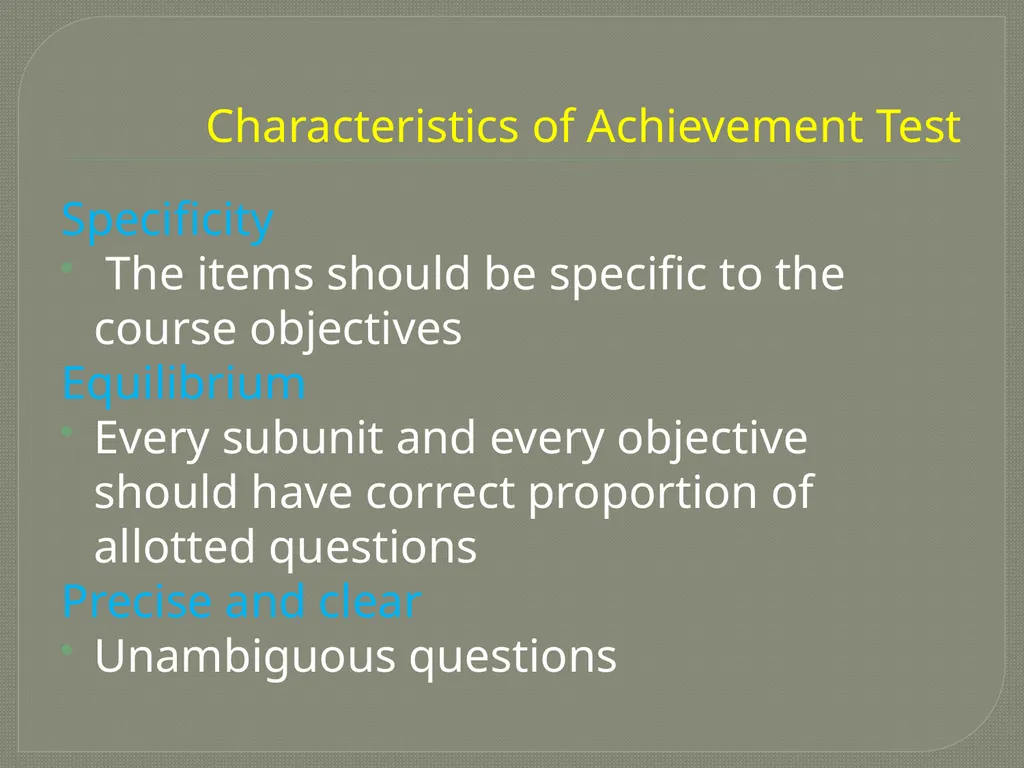 Course code:1.2.9 A(1st half), Unit III Assessment - slide 8 of 16