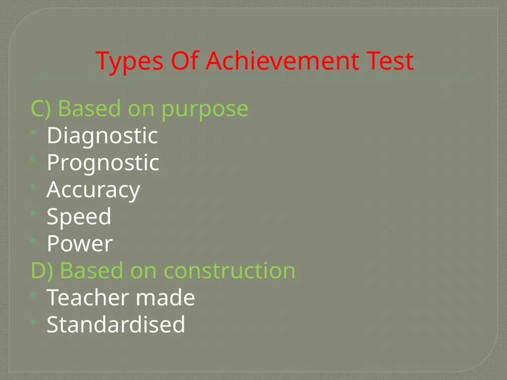 Course code:1.2.9 A(1st half), Unit III Assessment - slide 10 of 16