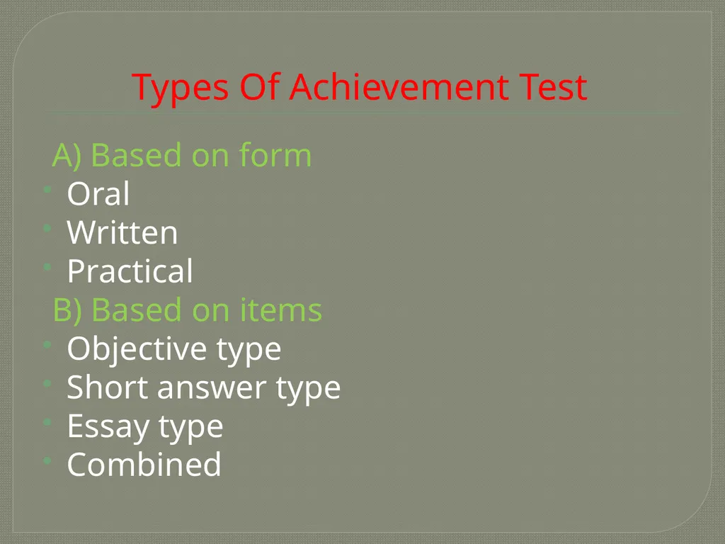 Course code:1.2.9 A(1st half), Unit III Assessment - slide 9 of 16