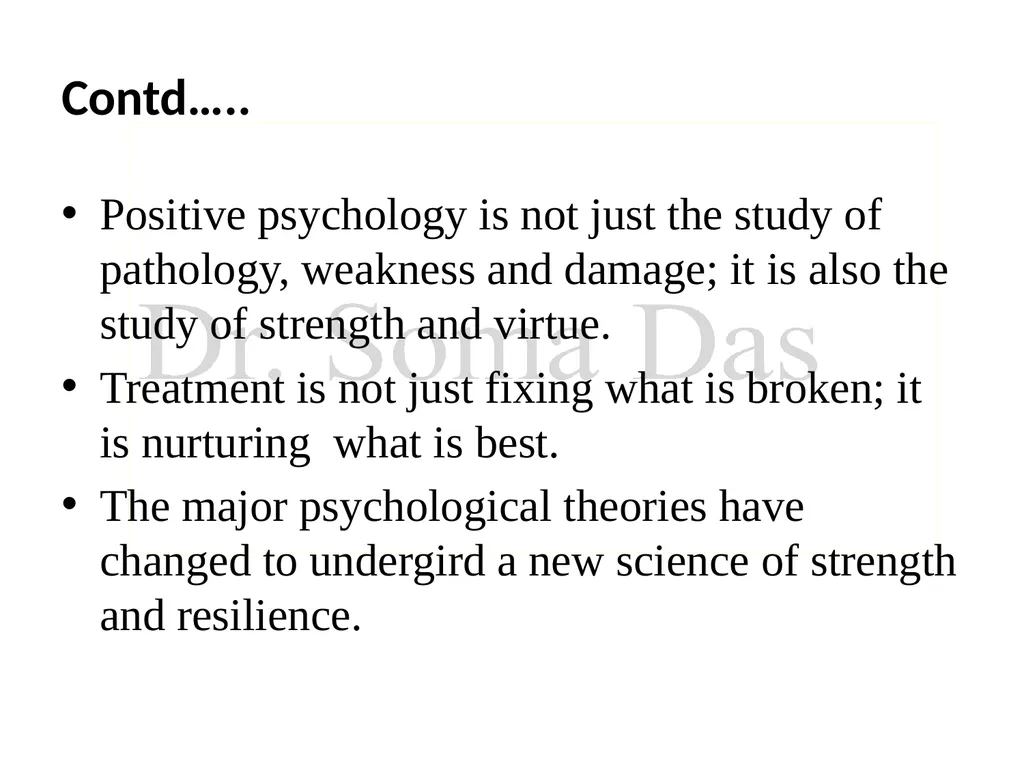 Positive Psychology: Meaning, Definition &Vision - slide 17 of 26