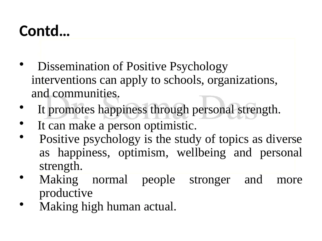 Positive Psychology: Meaning, Definition &Vision - slide 25 of 26