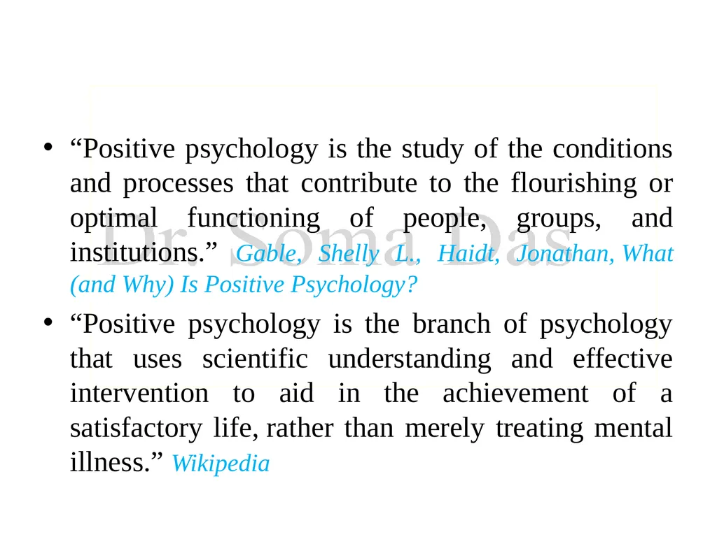 Positive Psychology: Meaning, Definition &Vision - slide 14 of 26