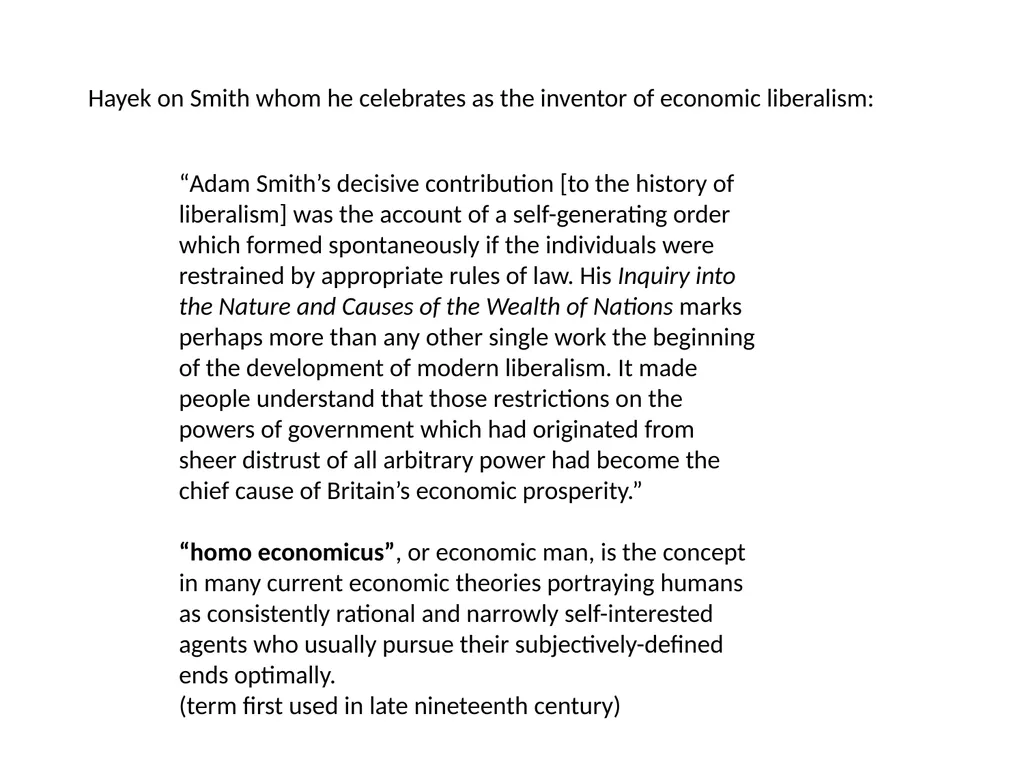 Lecture 4/Term 2: Human Nature, Commerce and - slide 3 of 19