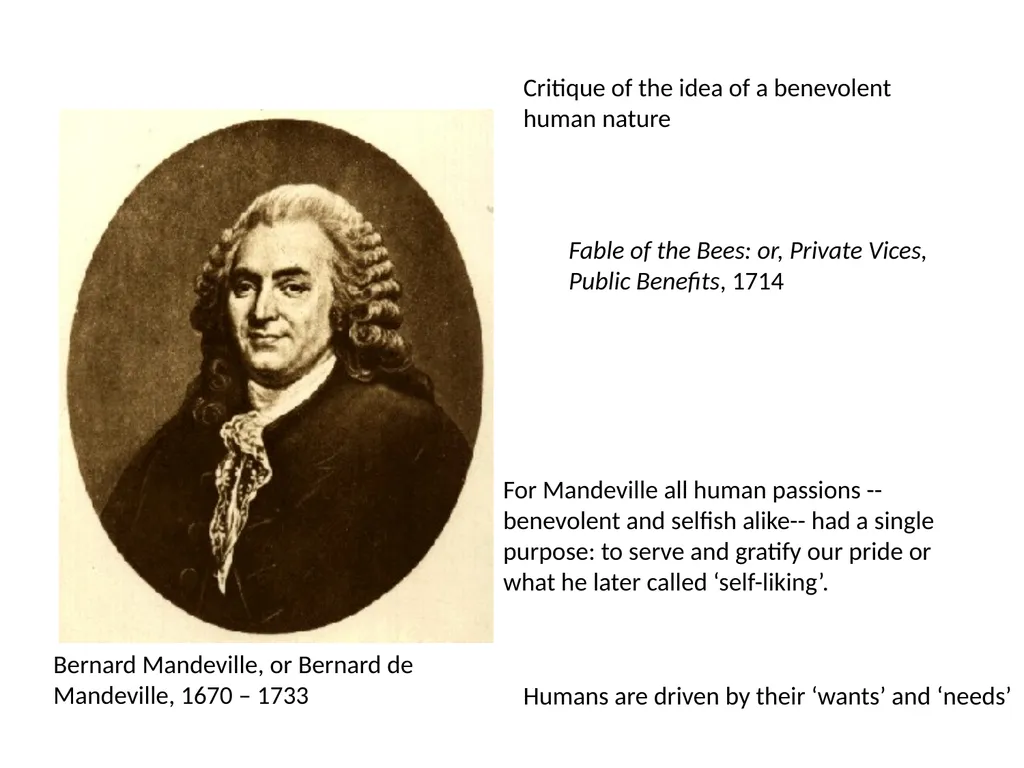 Lecture 4/Term 2: Human Nature, Commerce and - slide 9 of 19