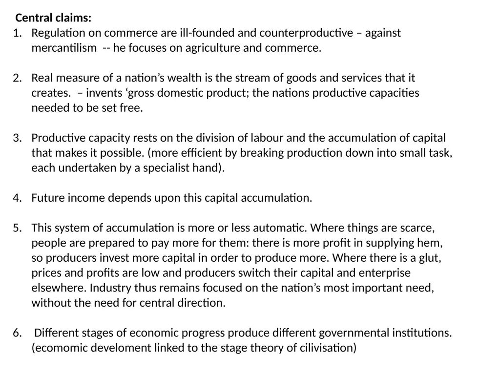 Lecture 4/Term 2: Human Nature, Commerce and - slide 19 of 19
