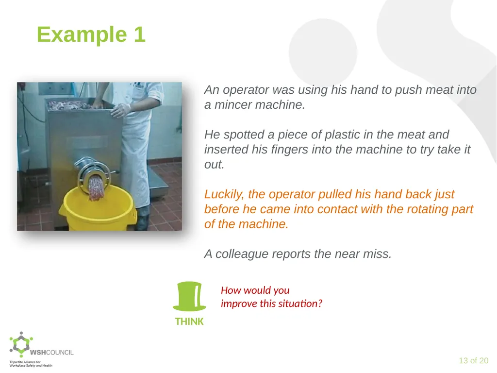 Accident Prevention through Near Miss Reporting - slide 13 of 18
