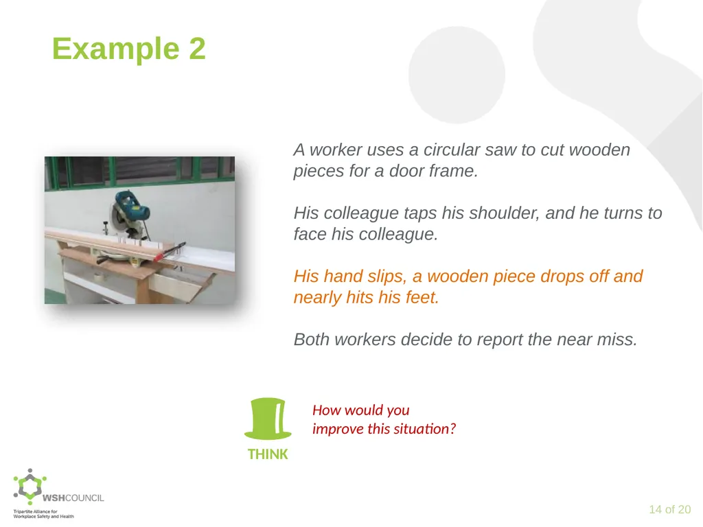 Accident Prevention through Near Miss Reporting - slide 14 of 18