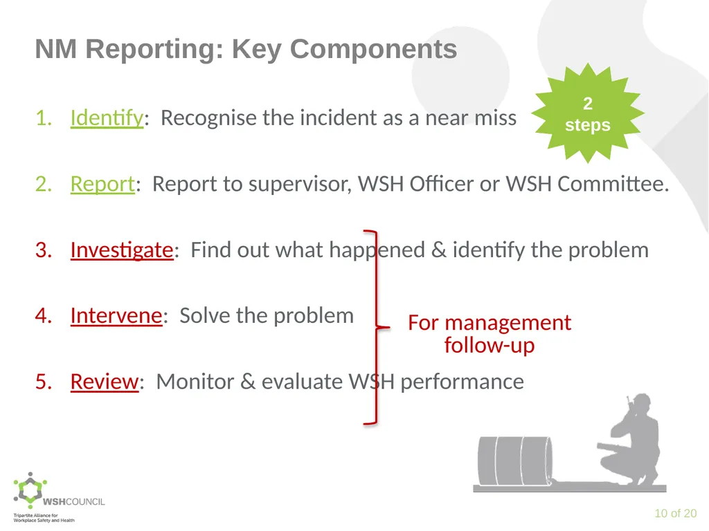 Accident Prevention through Near Miss Reporting - slide 10 of 18