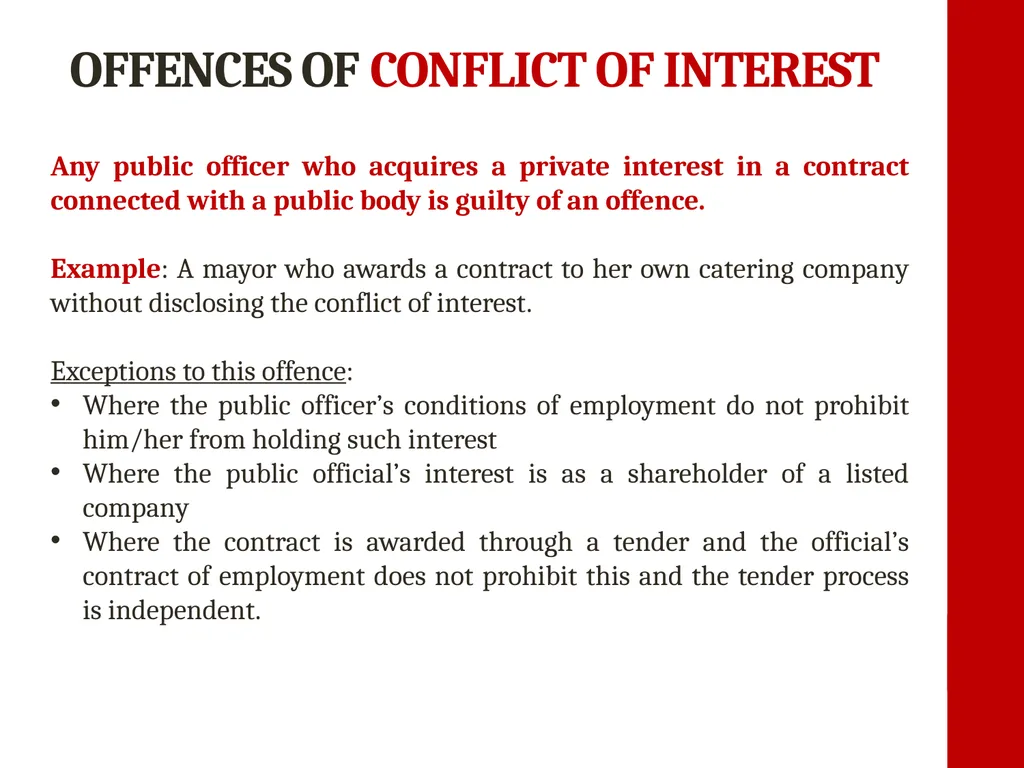 PRECCA Prevention and Combating Corrupt Activities - slide 13 of 15