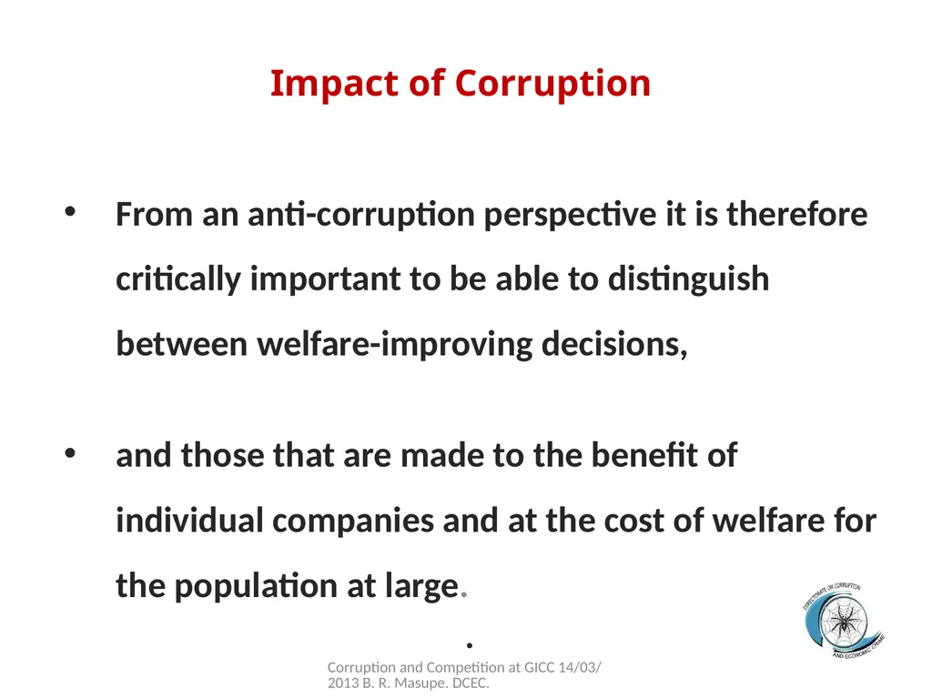 Second National Stakeholders Conference on - slide 13 of 19