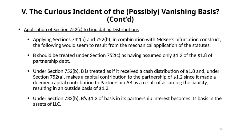 You Know What They Say About Making Assumptions: - slide 22 of 24