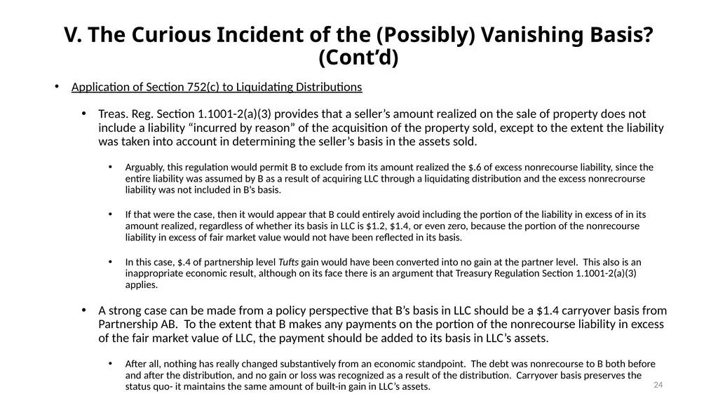 You Know What They Say About Making Assumptions: - slide 24 of 24