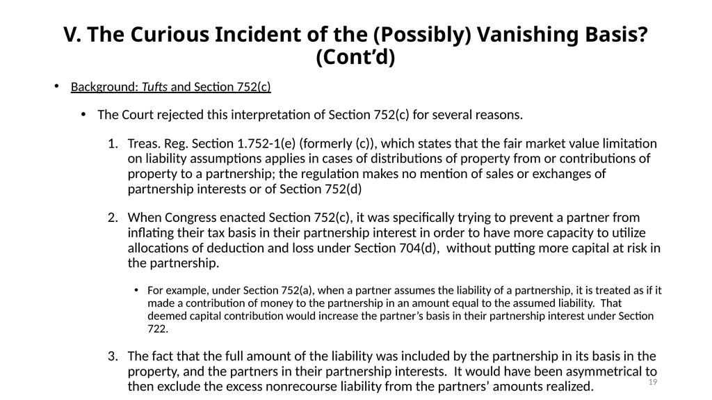 You Know What They Say About Making Assumptions: - slide 19 of 24