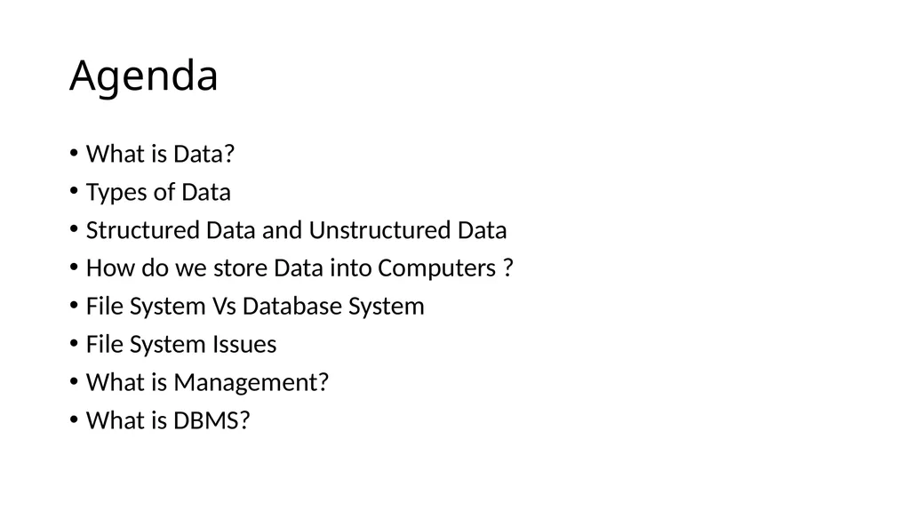 Introduction to Database Management System By - slide 2 of 18