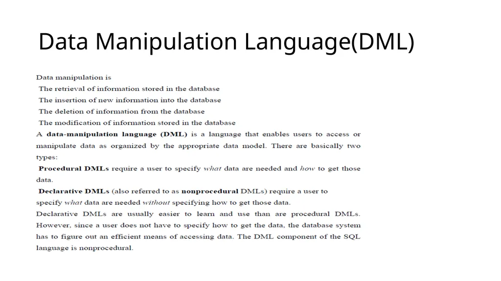 Introduction to Database Management System By - slide 15 of 18