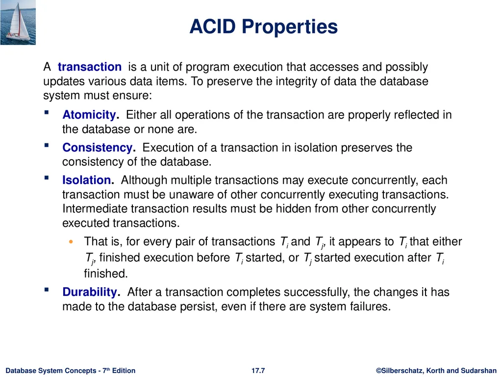 Module 17: Transactions Outline Transaction - slide 7 of 40