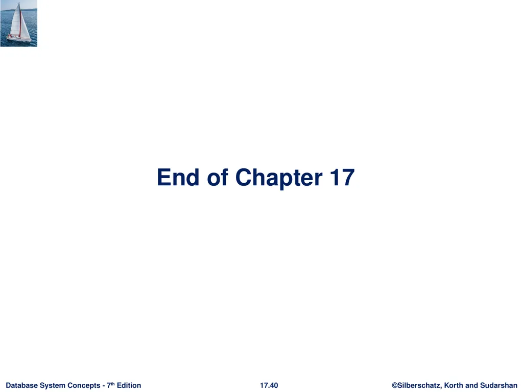 Module 17: Transactions Outline Transaction - slide 40 of 40