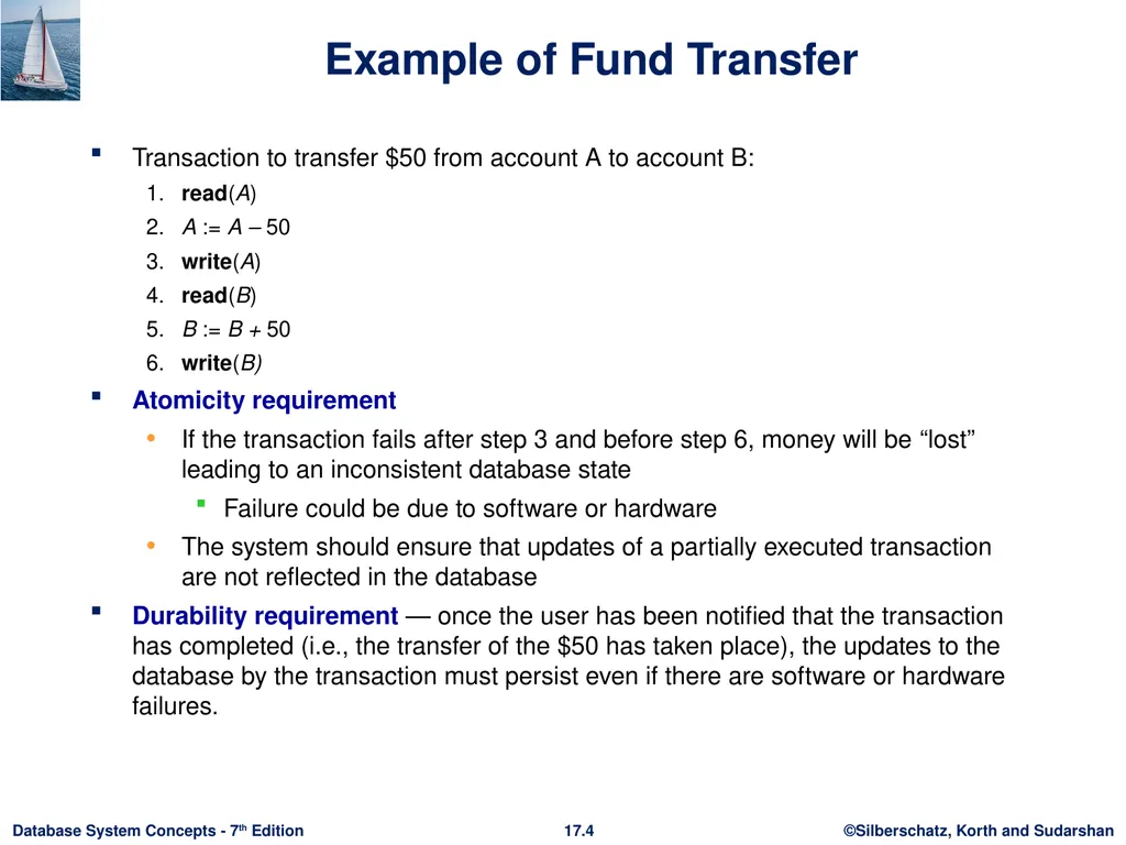 Module 17: Transactions Outline Transaction - slide 4 of 40