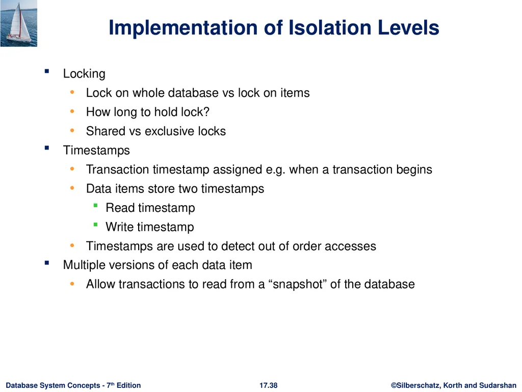 Module 17: Transactions Outline Transaction - slide 38 of 40