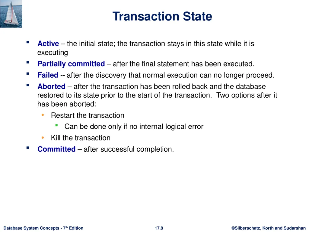 Module 17: Transactions Outline Transaction - slide 8 of 40
