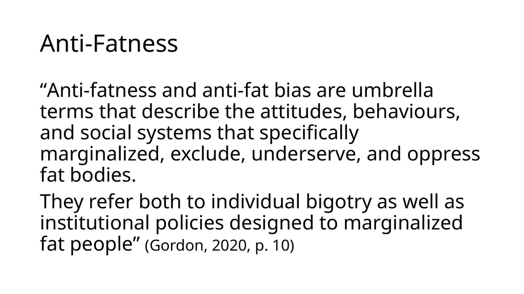 Fat Accessibility Concerns in Academic Libraries: - slide 2 of 11