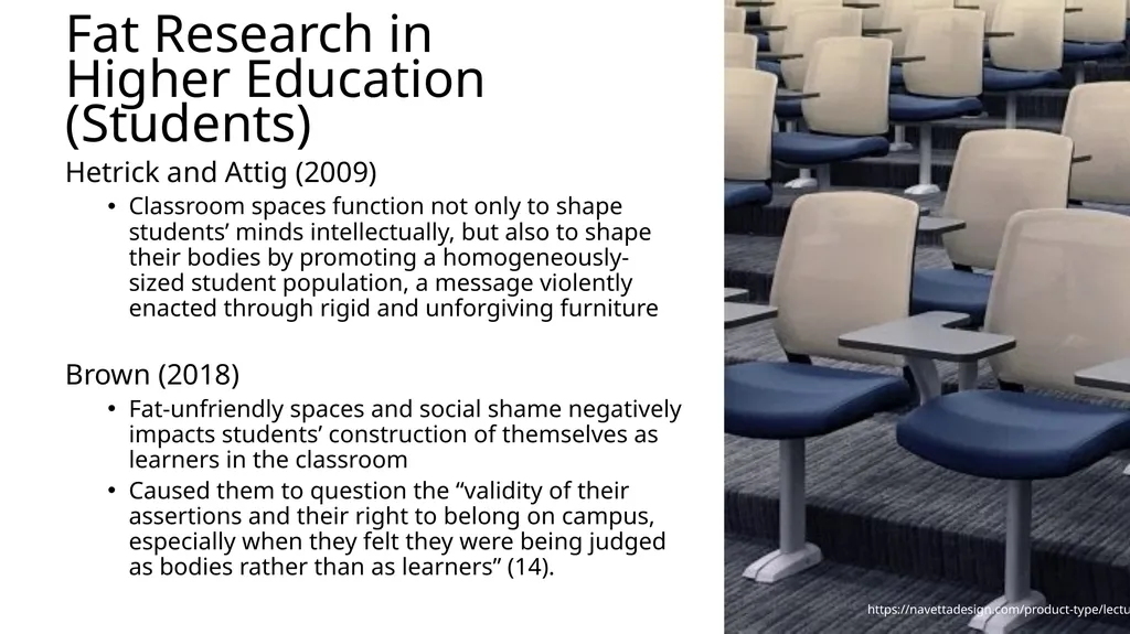 Fat Accessibility Concerns in Academic Libraries: - slide 4 of 11