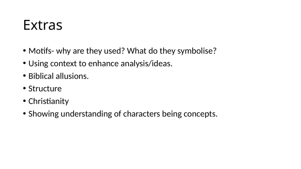 English Literature How to plan and complete each - slide 8 of 17