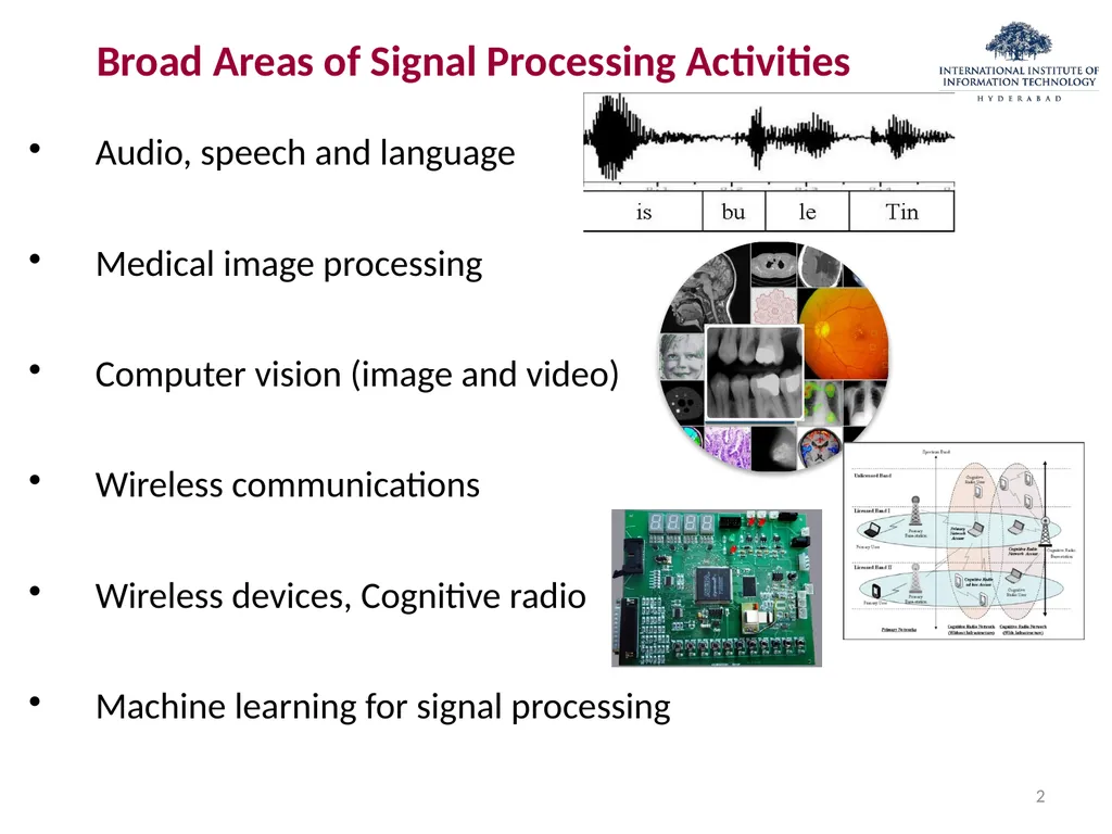 Centre of Excellence in Signal Processing (CESP) – - slide 2 of 17