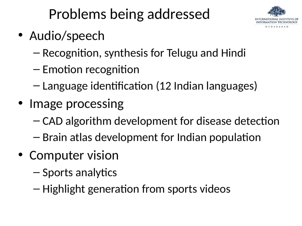 Centre of Excellence in Signal Processing (CESP) – - slide 3 of 17
