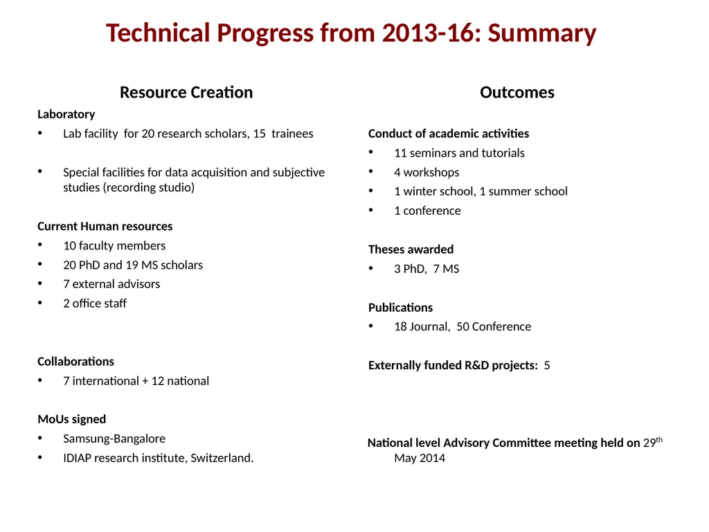 Centre of Excellence in Signal Processing (CESP) – - slide 5 of 17