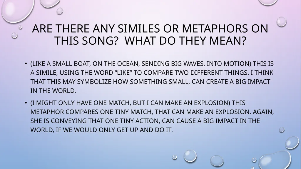Fight song Song By: Rachel Platten Presentation - slide 6 of 10