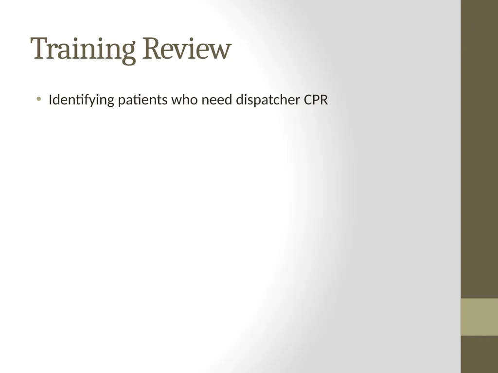 Increasing Cardiac Arrest Survival through - slide 2 of 10
