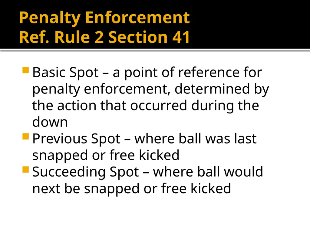 Penalty Enforcement AHSAA FB Camp August 2013 - slide 3 of 9