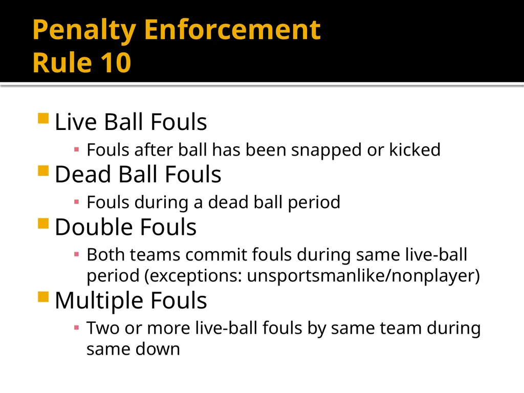 Penalty Enforcement AHSAA FB Camp August 2013 - slide 4 of 9