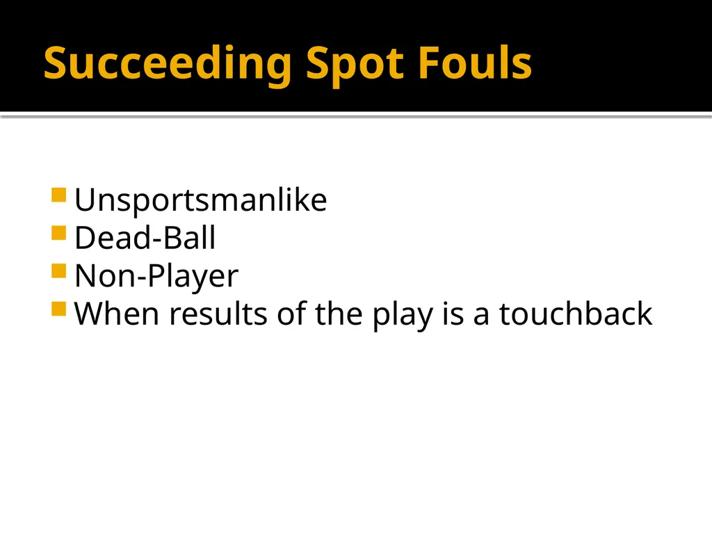 Penalty Enforcement AHSAA FB Camp August 2013 - slide 6 of 9