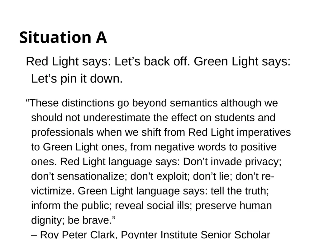 One Ethical Approach Law and Ethics Red Light – - slide 5 of 13