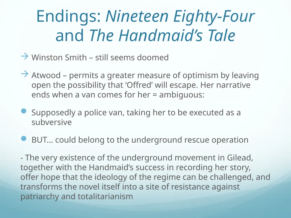 The Handmaid’s Tale Critical views and reviews - slide 10 of 21